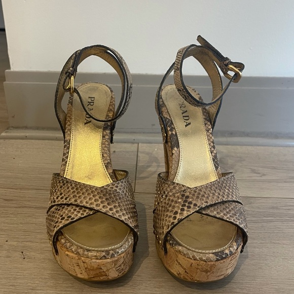Prada platform heel